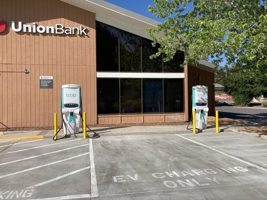 EV Charging Big Bear, CA at Union Bank